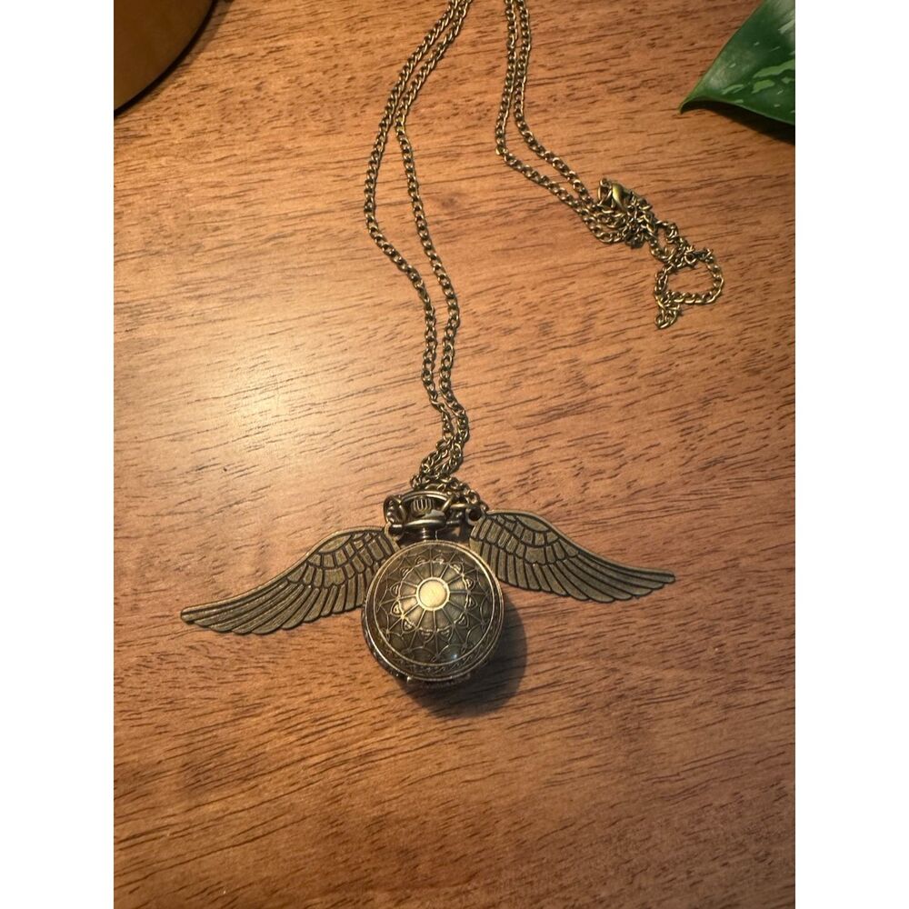 Golden Snitch Winged Mini Pocket Watch Harry Potter Inspired